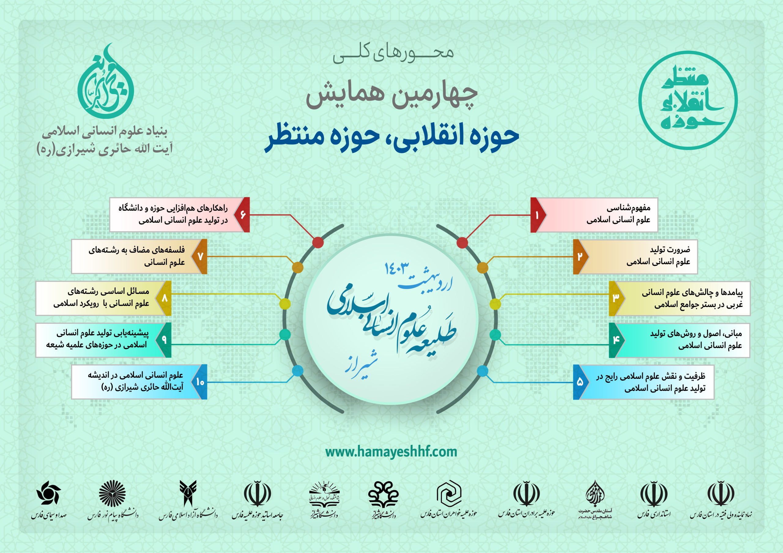♦️محورهای کلی چهارمین همایش ملی «حوزه انقلابی-حوزه منتظر»